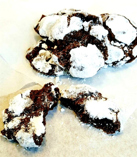 feature flavors: the all new Chocolate Crinkle Cookies (that just so happen to be vegan -- WHAT?!)