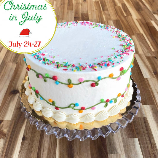 Deck the Halls- Decorated Cake: July 24-27