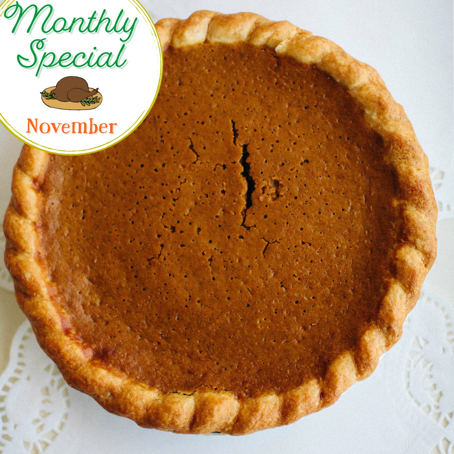 Pumpkin Five Spice Pie: Fall Special