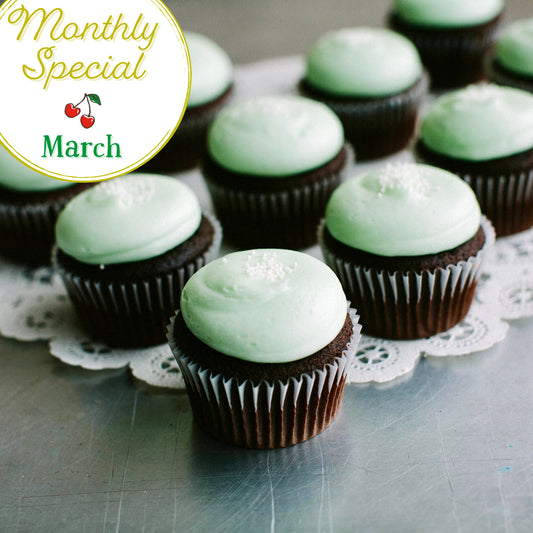 Grasshopper Cupcakes: March Special