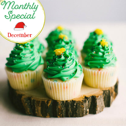 Christmas Tree Cupcakes: December Special