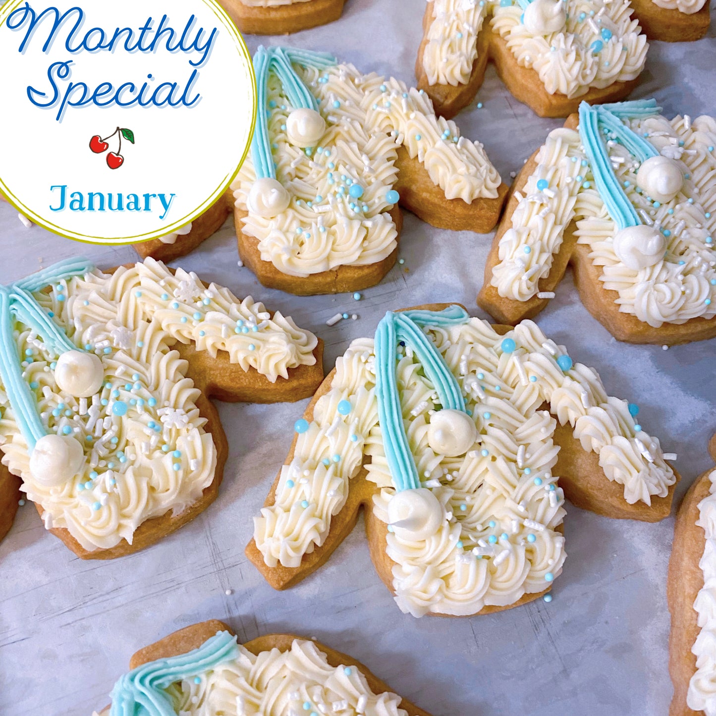 Iced Sweater Cookies: January Special