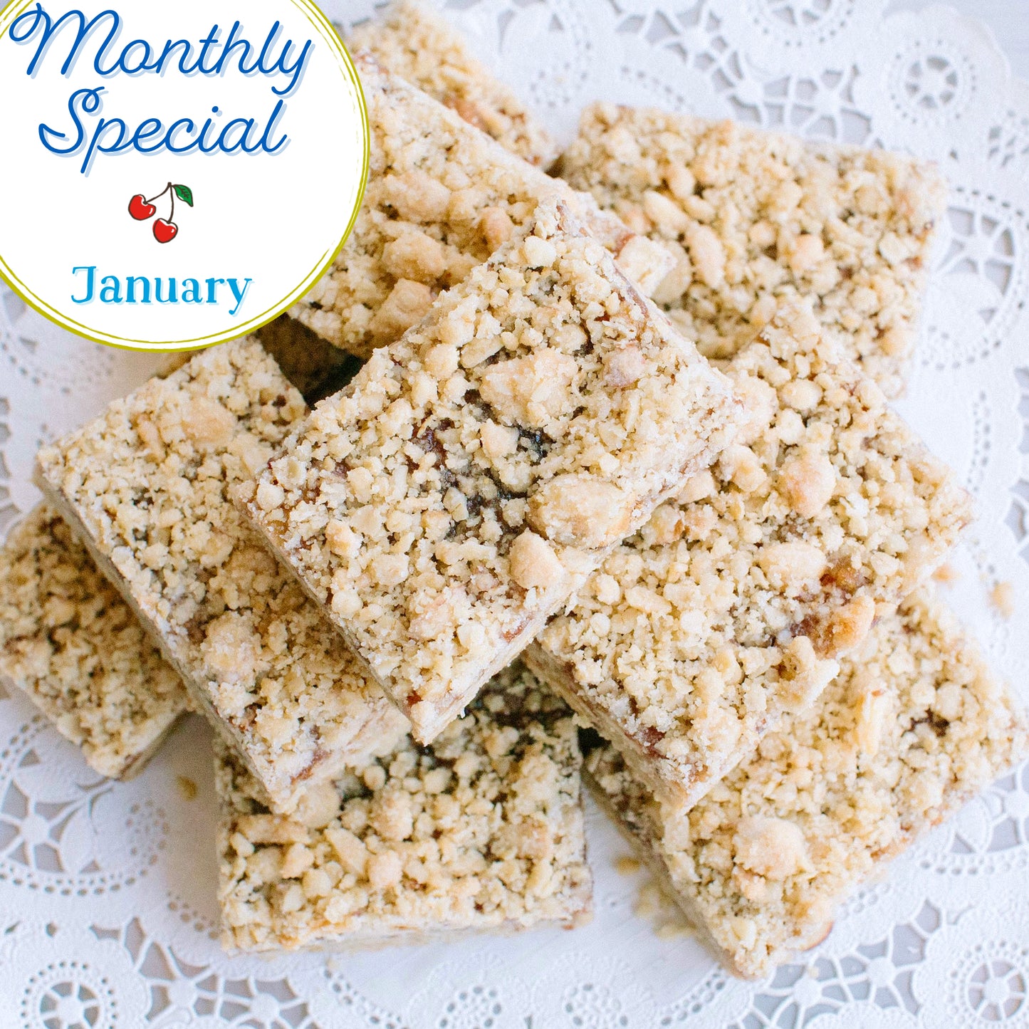 Raspberry Jammy Bars: January Special