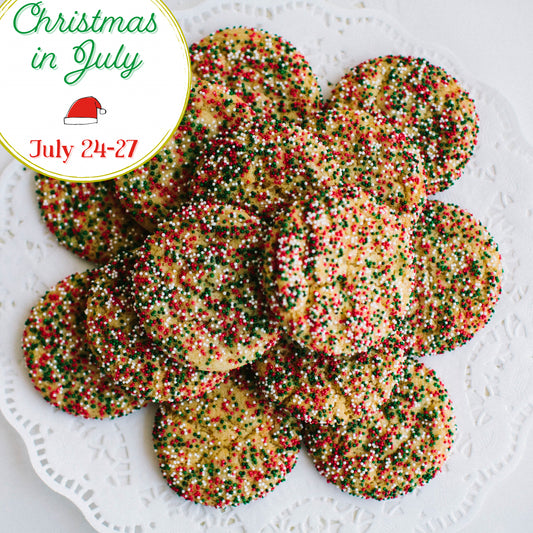 Christmas Sprankle Cookies: July 24-27