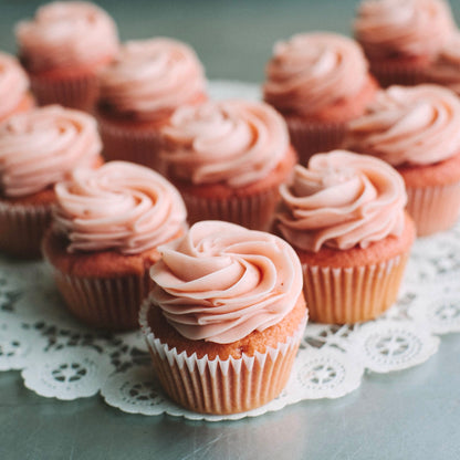 Strawberry Fields Forever Cupcakes